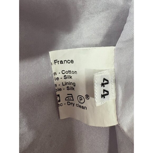 Jean Louis Scherrer Boutique cotton silk Jacket size 44 US 8 color pink France - Picture 4 of 8